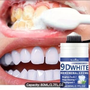 9D White Tooth Powder - Blue